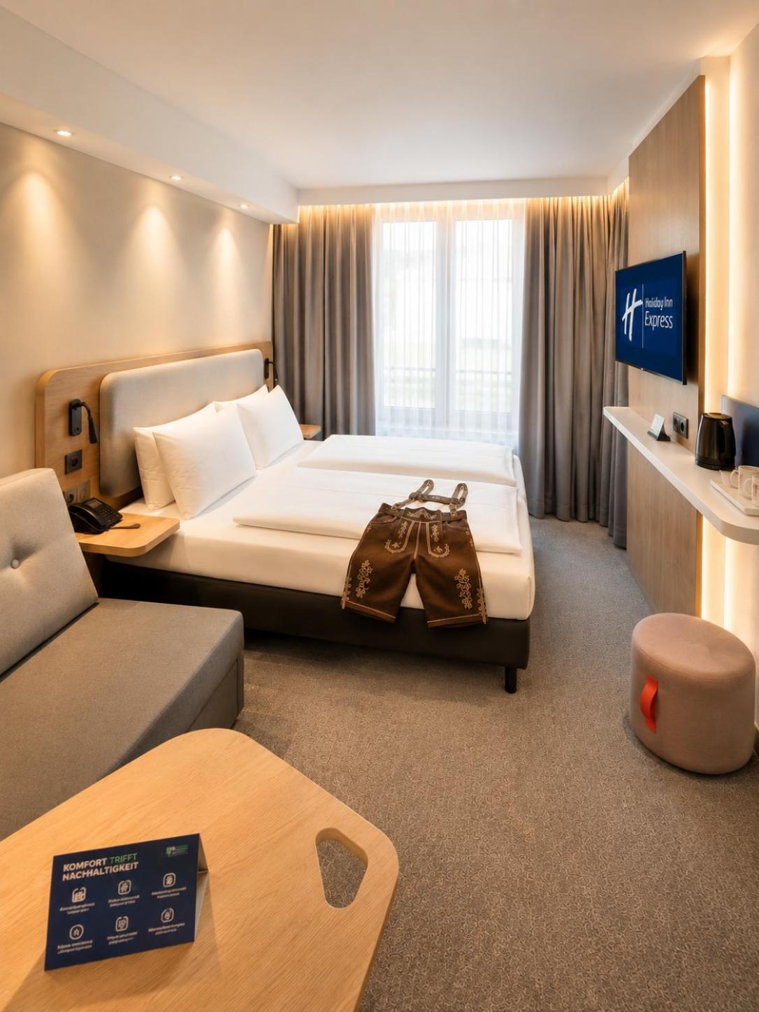 Standardzimmer mit Queensize-Bett und Schlafsofa - Nichtraucher